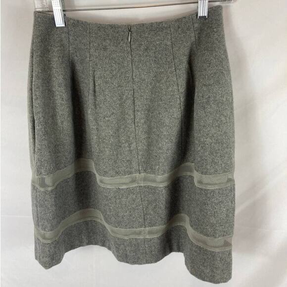 Madewell Turnout skirt with mesh Detail Grey Size 2 - Picture 5 of 6